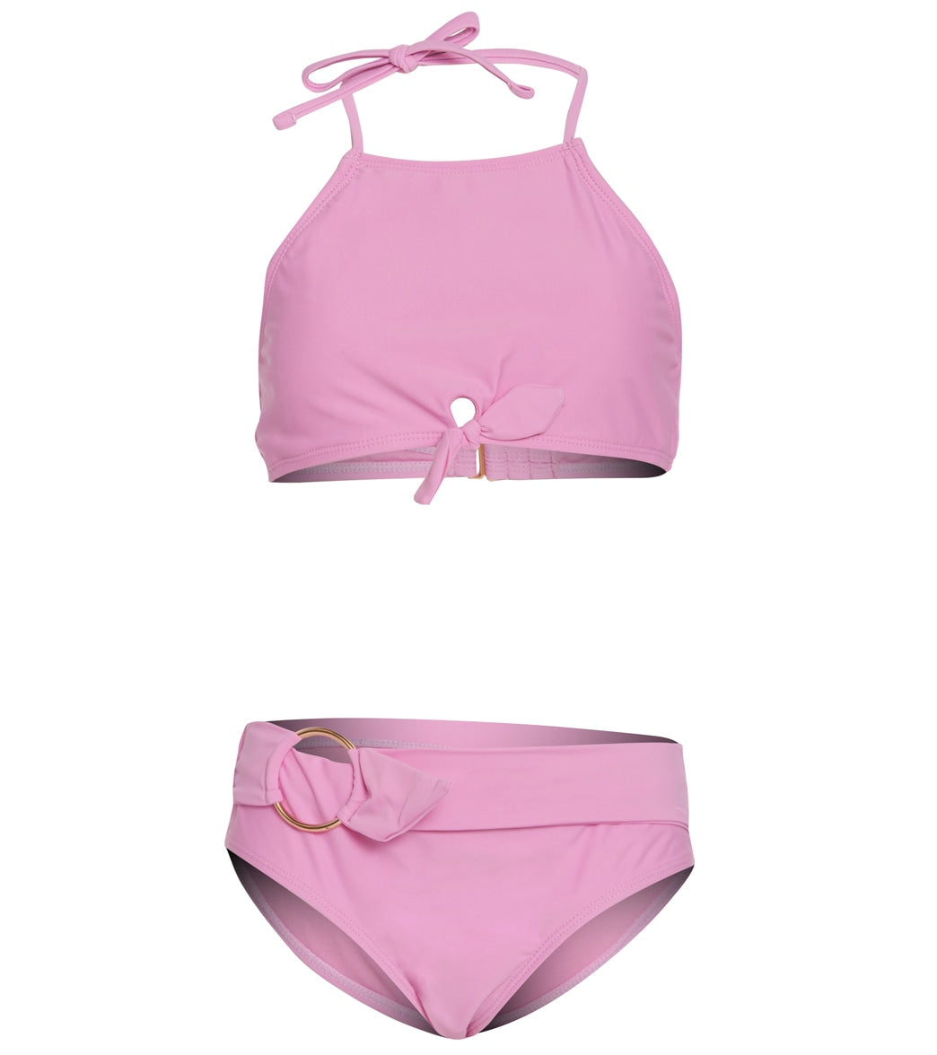 Raisins Girls' Moodring Two Piece Bikini Set (Big Kid) Pink