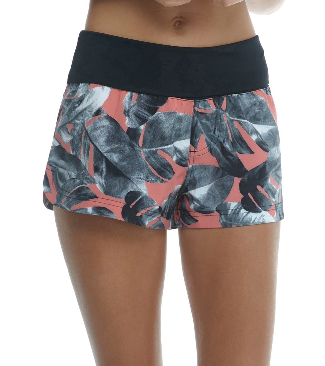 Body Glove Women's Seaside Vapor Swim Short Coral/Lost