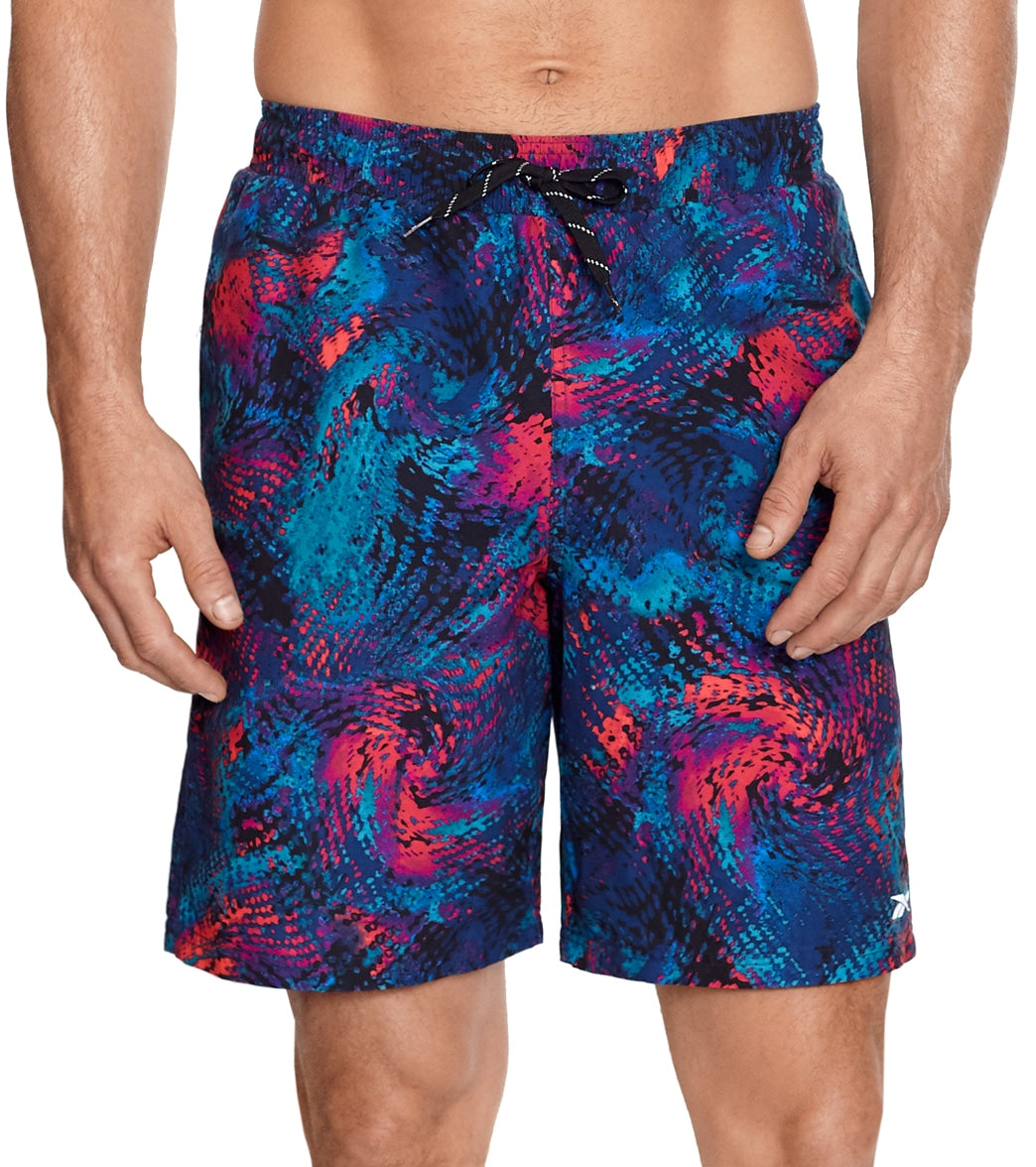 Reebok Men's Flux Motive 9 Swim Trunks Multi