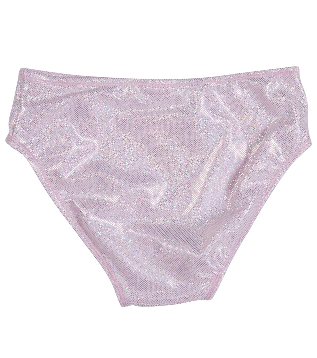 Flap Happy Girls' Sparkling Sunset Pink UPF 50+ Bikini Bottom (Baby, Toddler, Little Kid) Sparkling Sunset Pink