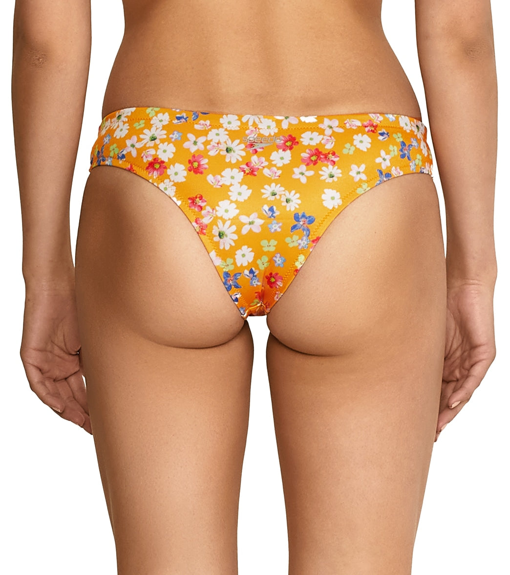 Speedo Vibe Women's Printed Cheeky Hipster Bikini Bottom