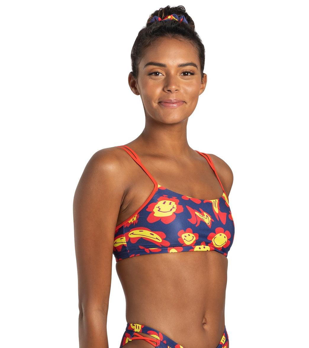 Sporti x Alex & Gretchen Walsh Groovy Tracy Double Strap Bikini Top