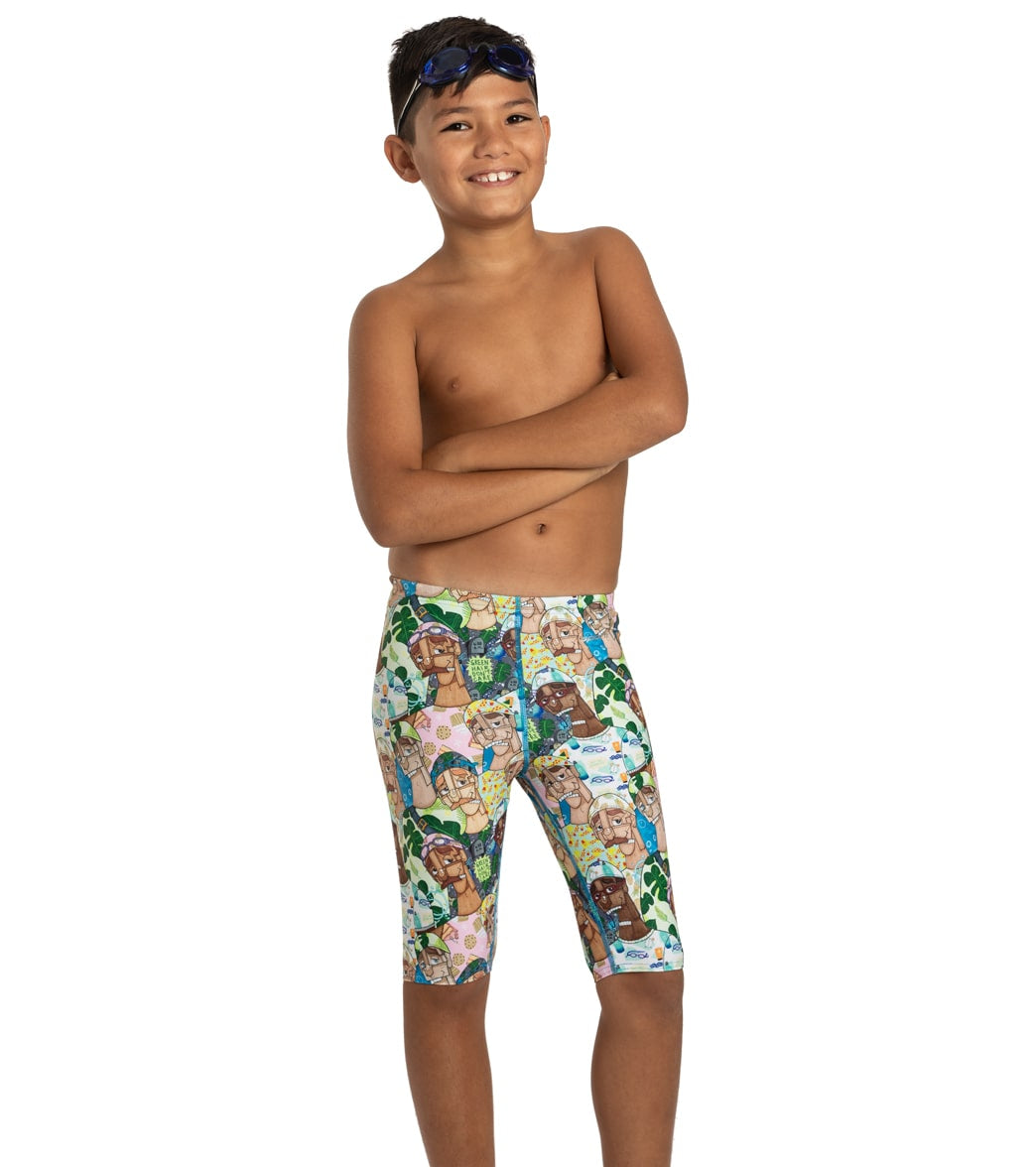 Sporti x Mat Chavez Limited Edition Chlorine Machines Jammer Swimsuit Youth (22-28)