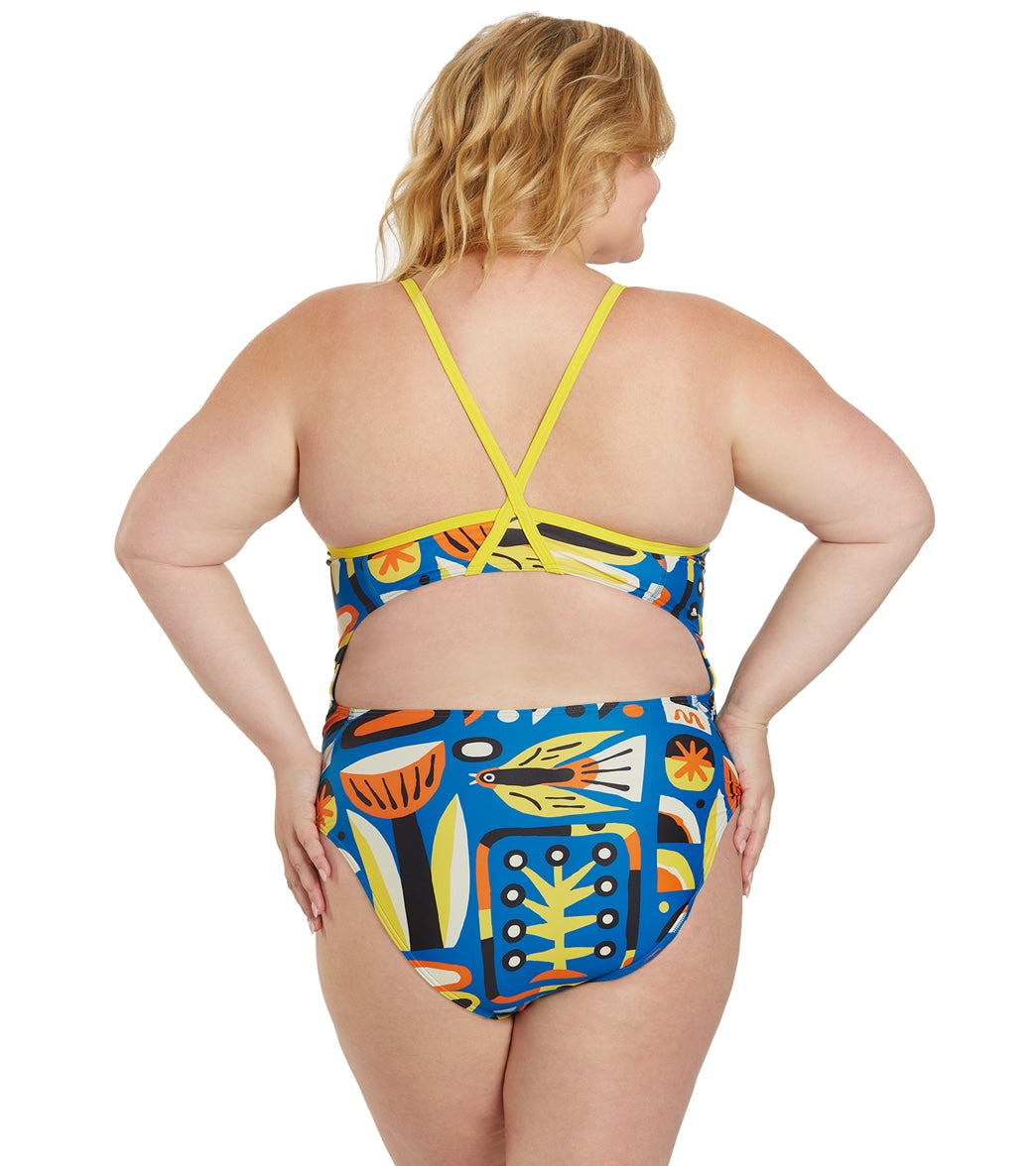 Sporti x Wyatt Hersey Limited Edition Equinox Thin Strap One Piece Swimsuit (22-44) Equinox