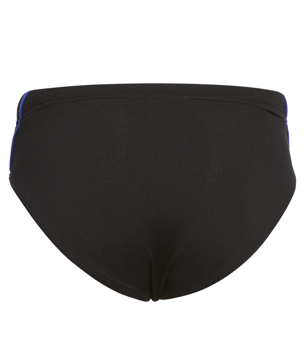 Sporti HydroLast Splice Brief Swimsuit Youth (22-28) Black/Royal