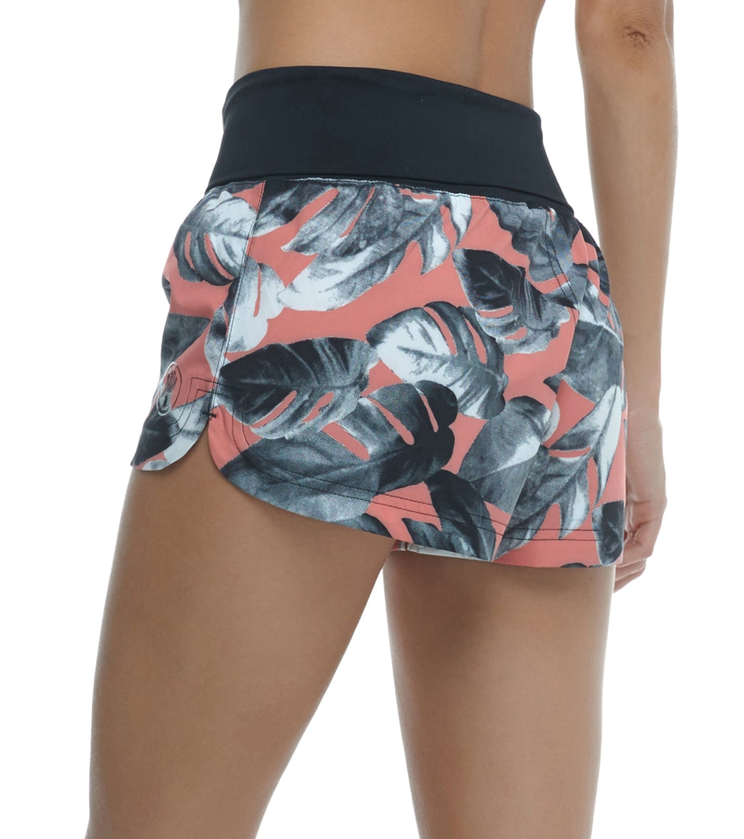 Body Glove Women's Seaside Vapor Swim Short Coral/Lost