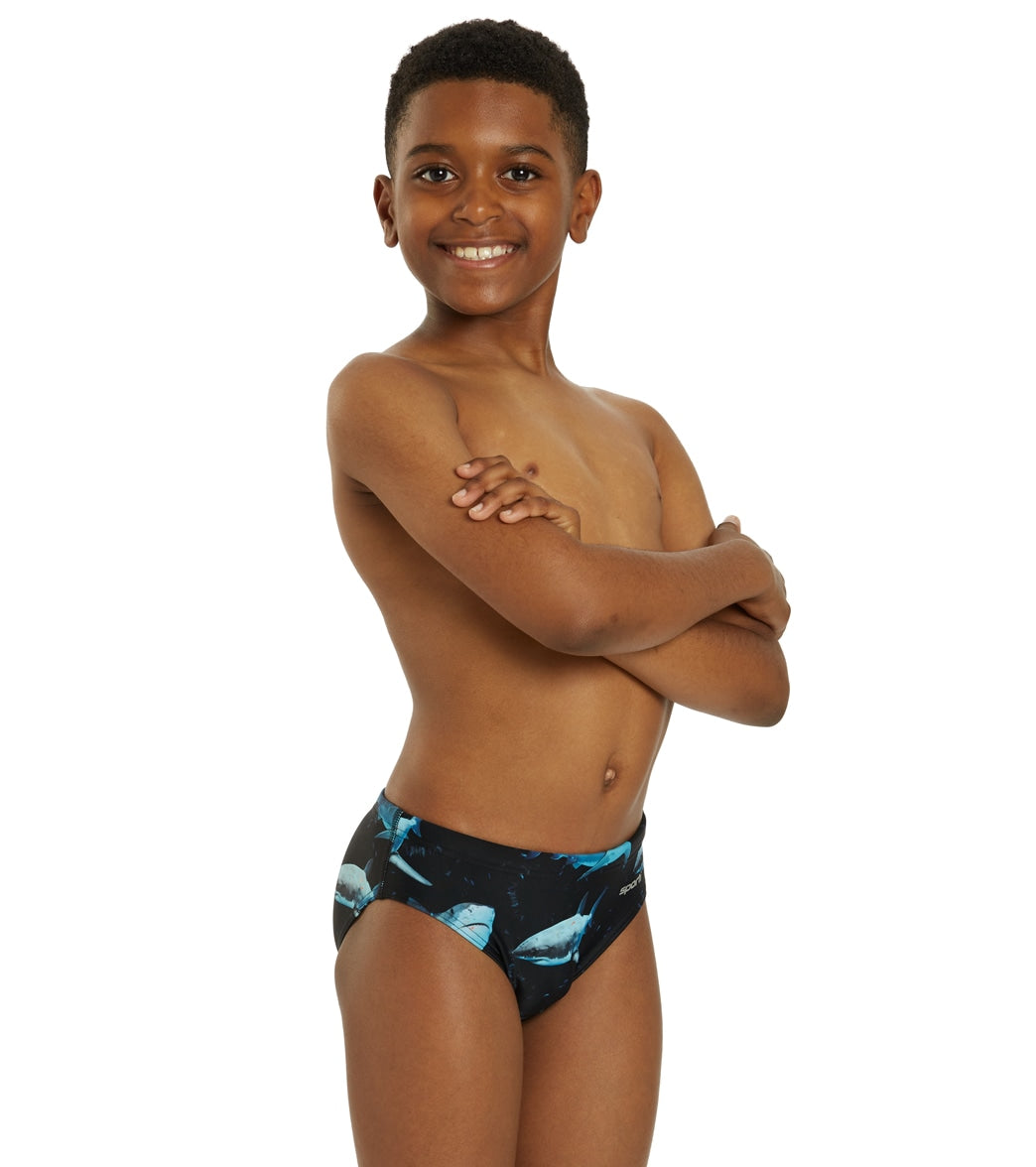 Sporti Sharkies Brief Swimsuit Youth (22-28) Sharkies