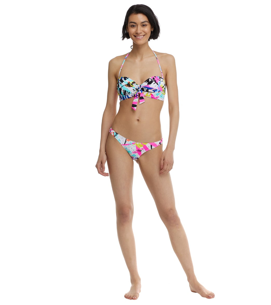 Body Glove Women's Groovy Marilyn Bandeau Bikini Top Multi