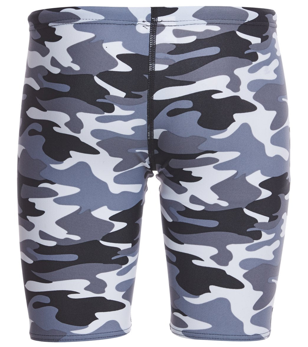 Sporti Camouflage Jammer Swimsuit Youth (22-28) Black/Grey