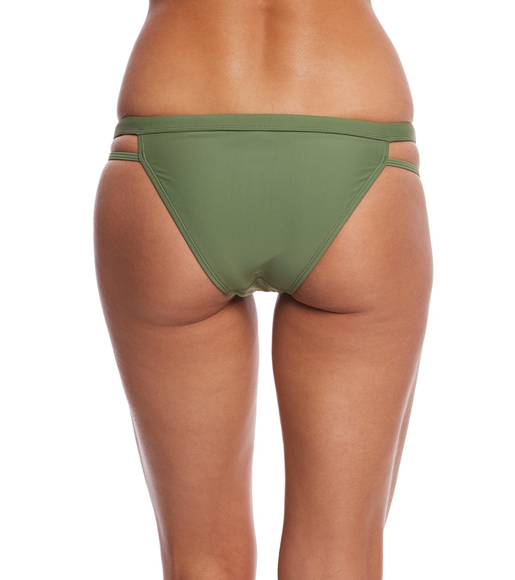 Sporti Solid Cheeky Bikini Swim Bottom