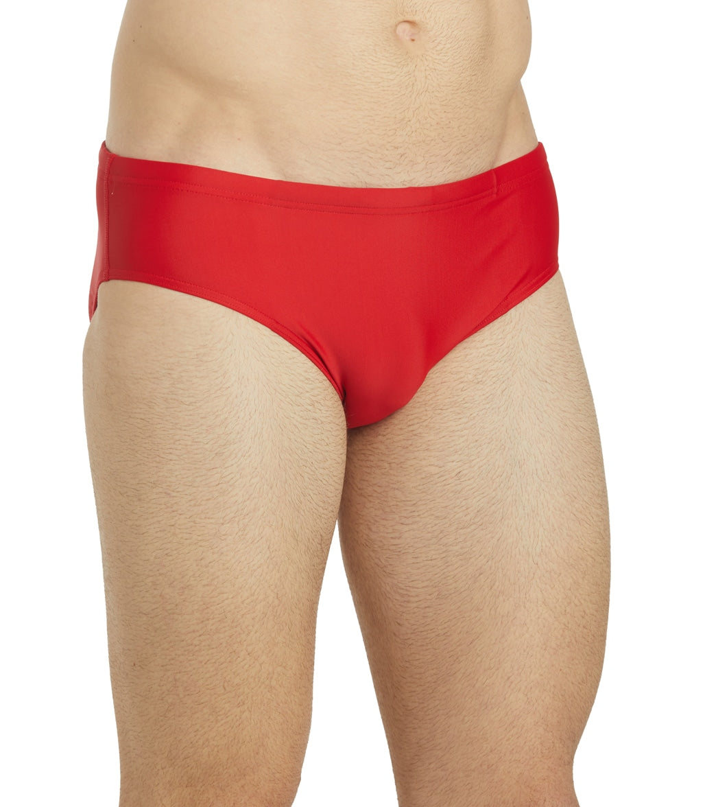 iSwim Essential Solid Brief Swimsuit (22-40) Red