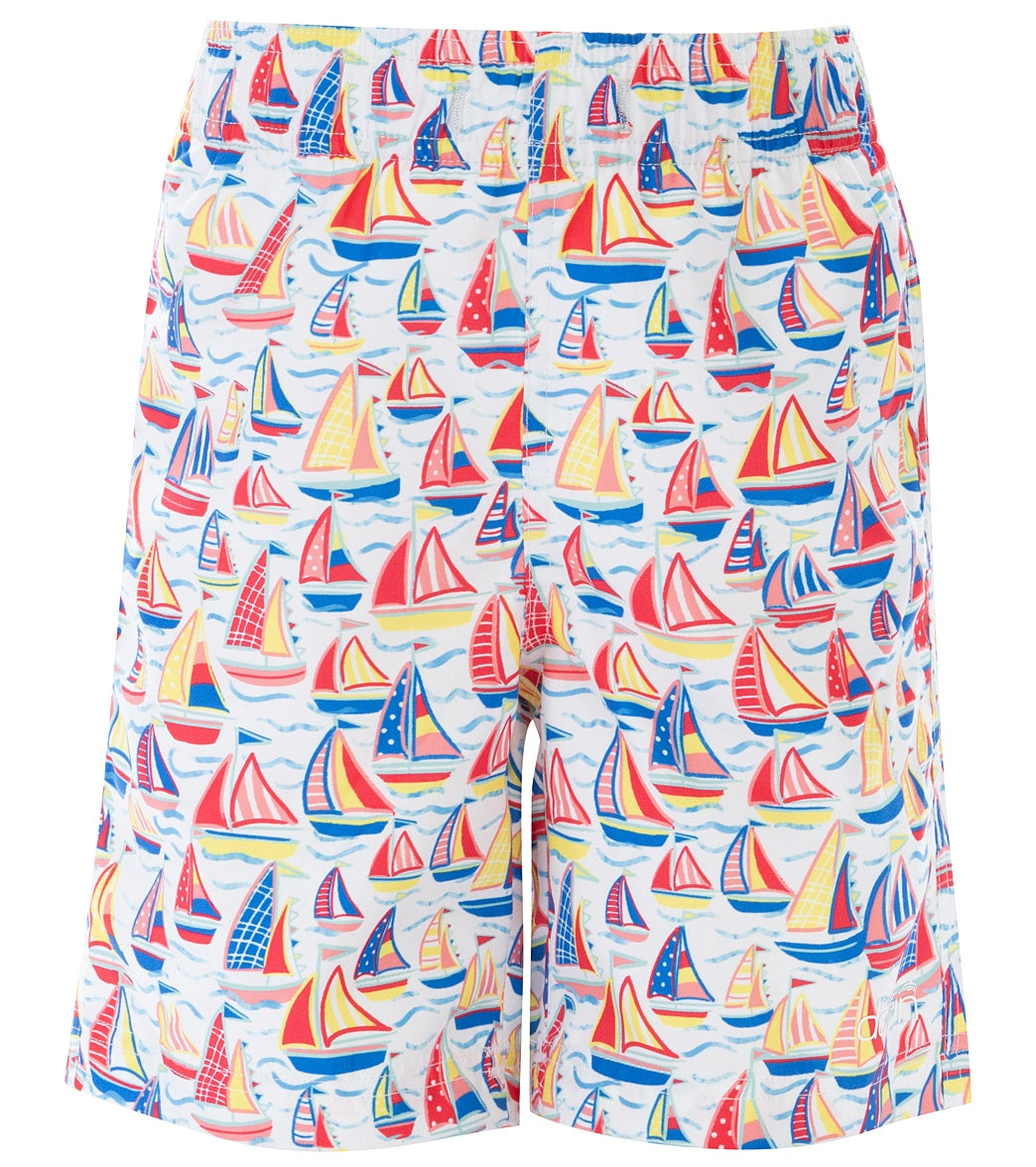 Dolfin Boys' High Tide Printed Swim Trunk (Little Kid) High Tide