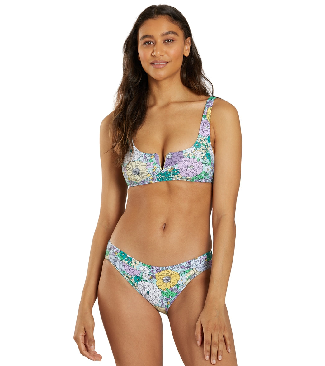 Sporti Active Bondi Floral Hipster Workout Bikini Swim Bottom Bondi Floral