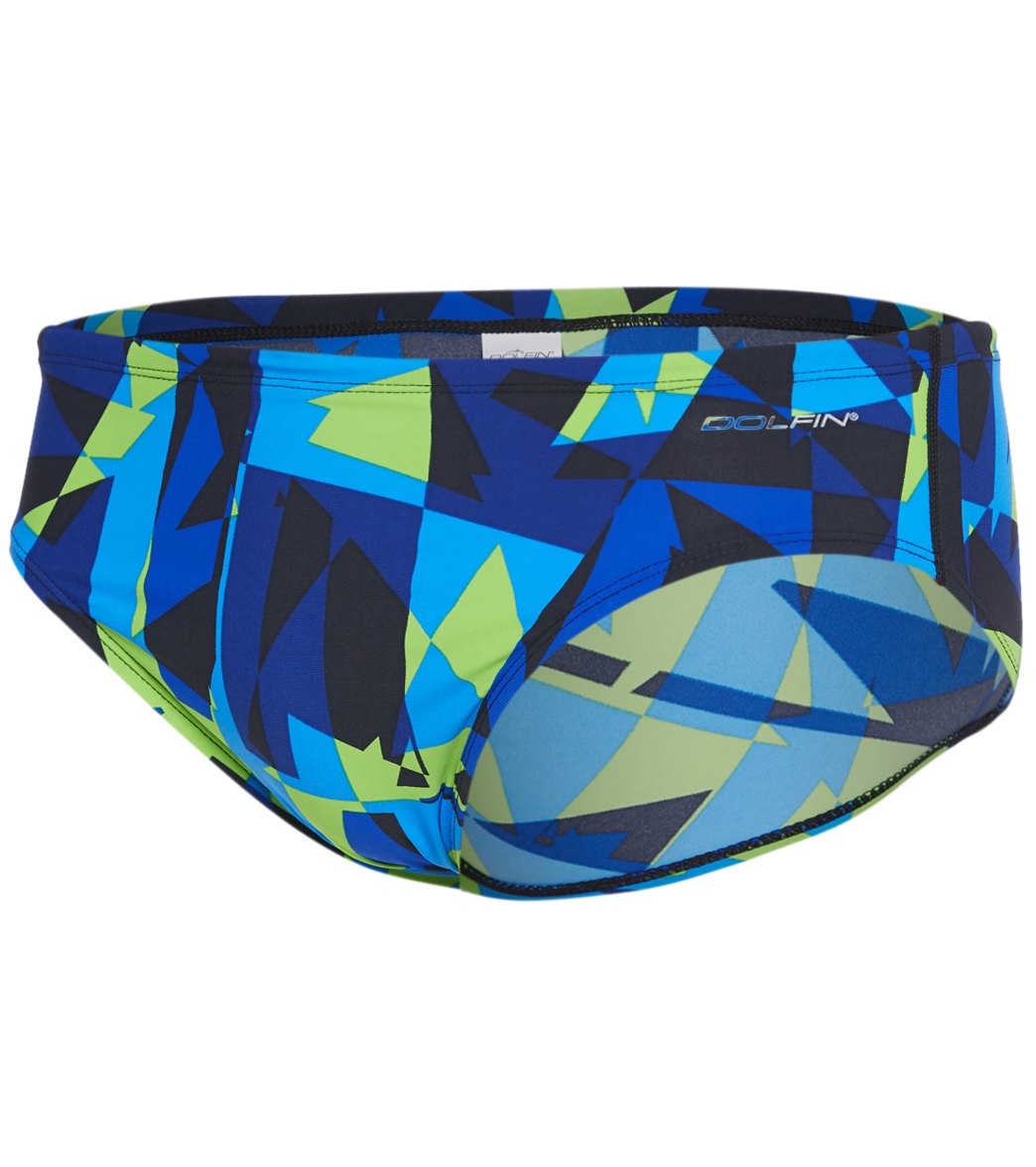 Dolfin Graphlite Men's Dynamite All Over Racer Brief Swimsuit